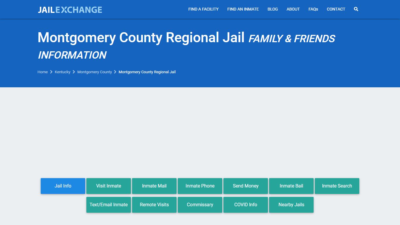 Montgomery County Regional Jail KY | Booking, Visiting, Calls, Phone