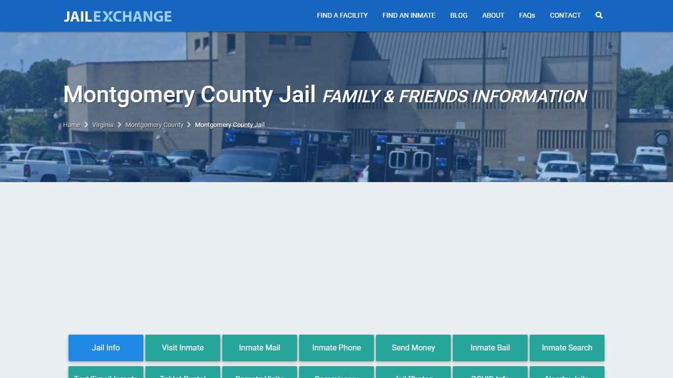 Montgomery County Jail VA | Booking, Visiting, Calls, Phone